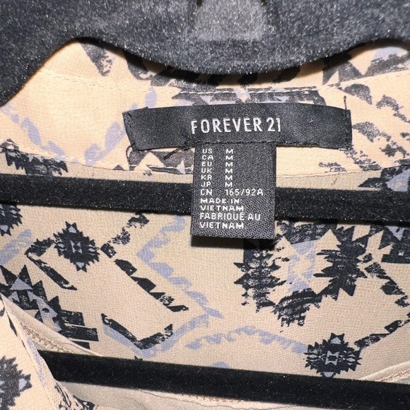 Forever 21- Western Style Collared Mini-Dress. - Picture 2 of 2